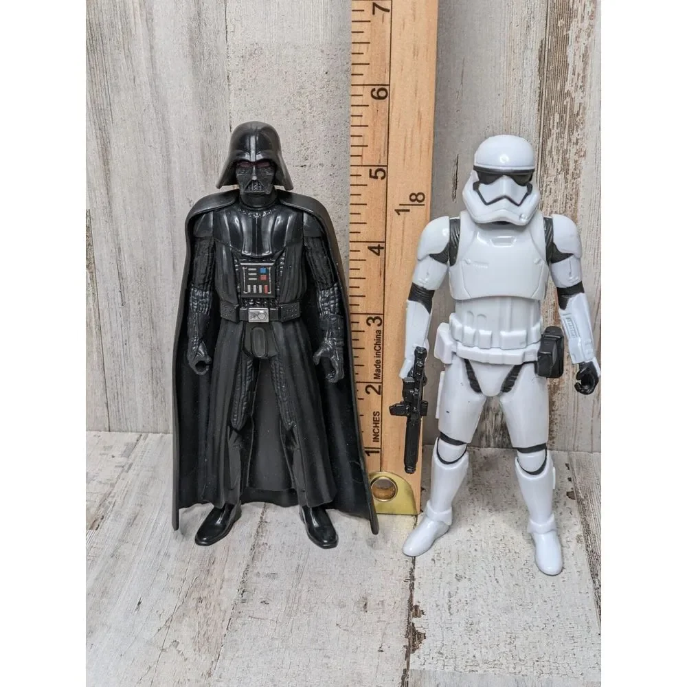 2016 Hasbro Star Wars ROTJ Action figures Darth Vader & First Order Stormtrooper